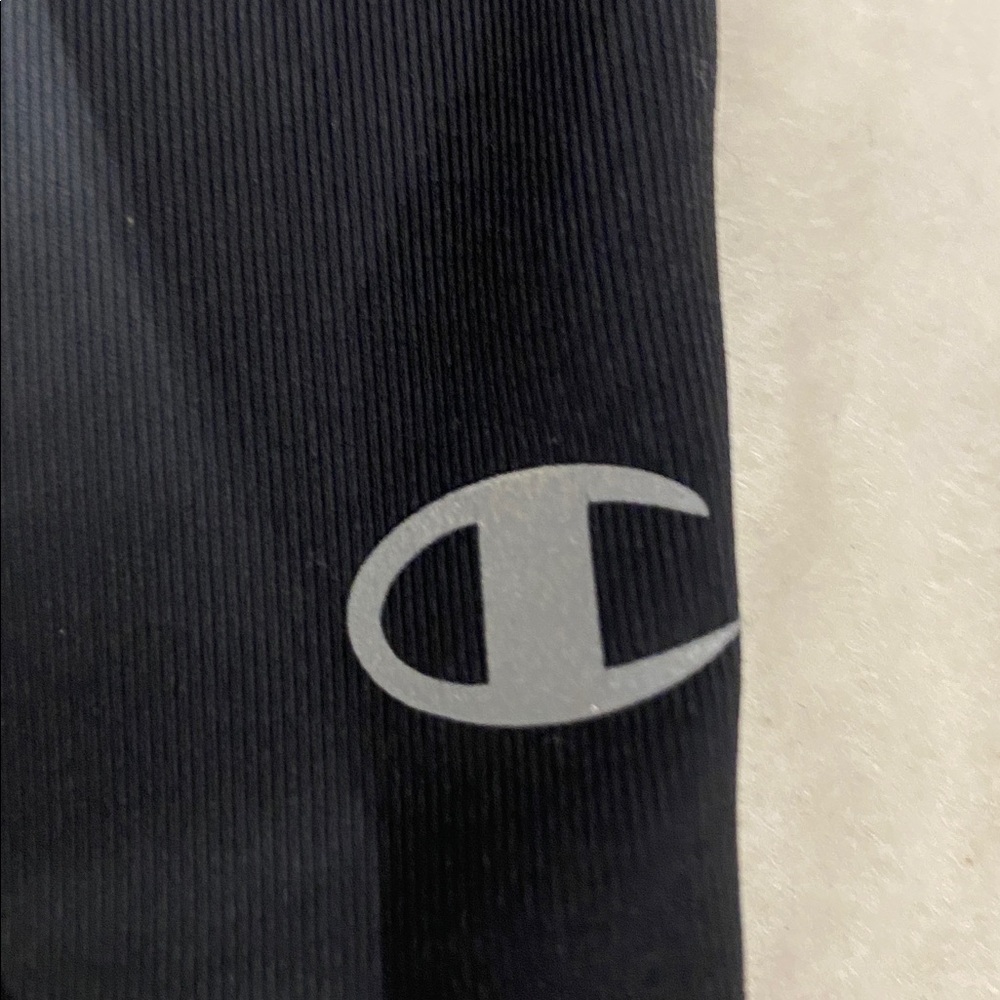 3/$20✨Champion Powertrain Powerflex Leggings - Black Charcoal Abstract Print - Picture 9 of 10